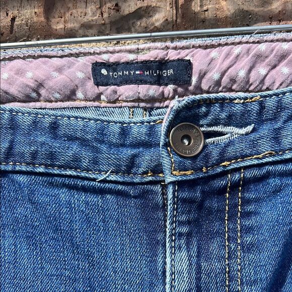Tommy Hilfiger Women’s Flare Bootcut Vintage 2008 Blue Jeans 34 inch Y2K - Picture 3 of 16
